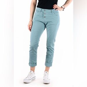 PLEASE - Trousers P78 N3N - Turquoise Tonic